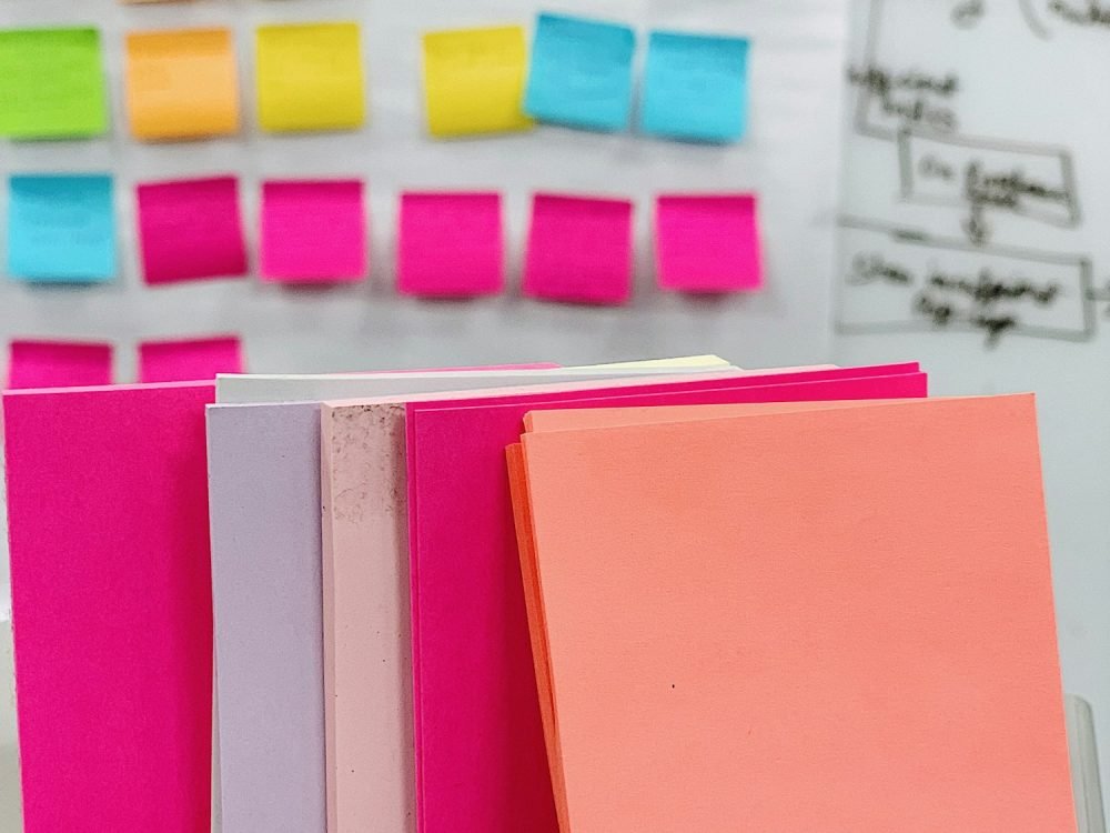 Using sticky notes and project management